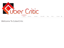 Tablet Screenshot of cubercritic.com